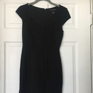 Black knee length dress